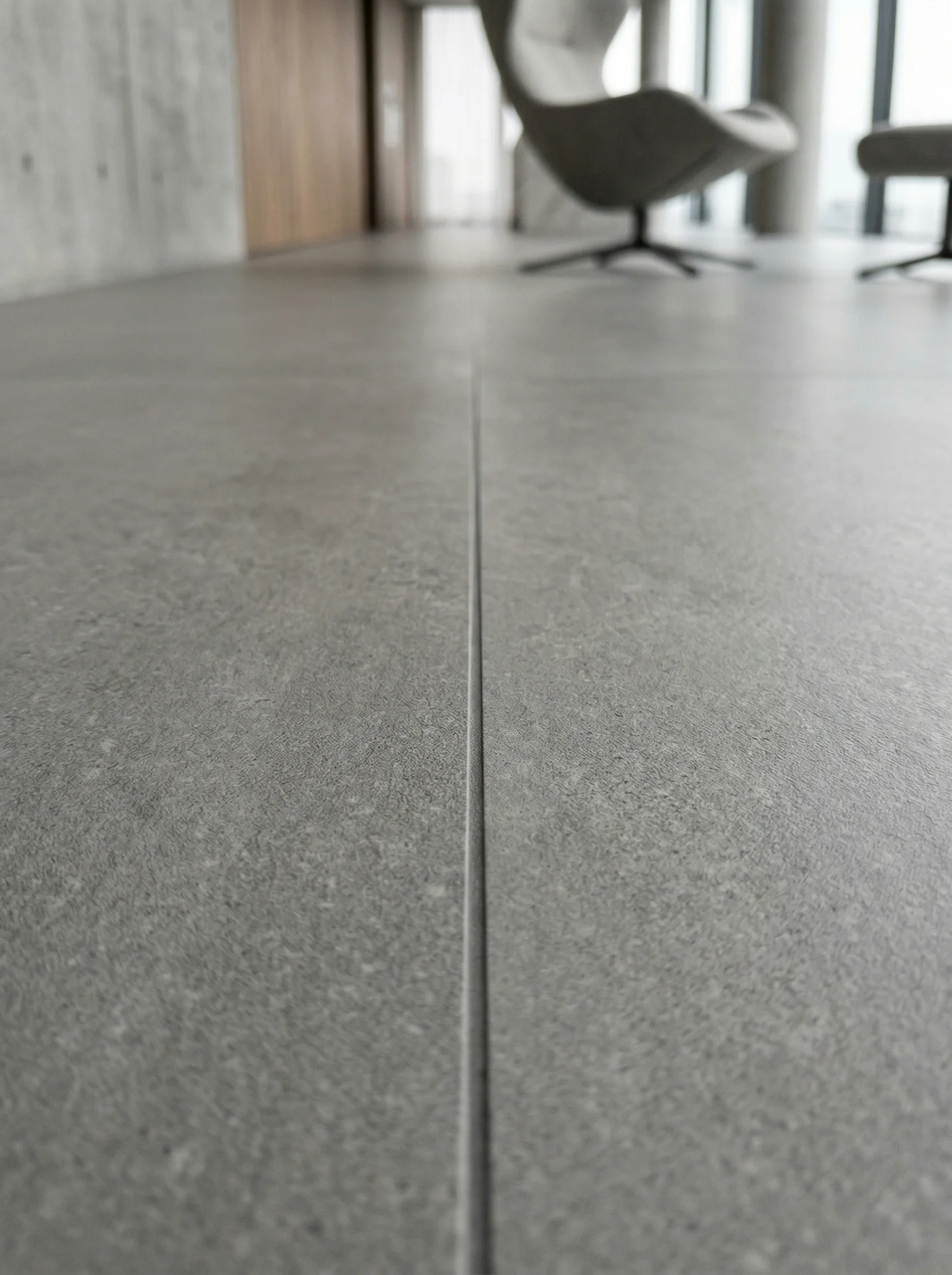 Surface de béton ciré