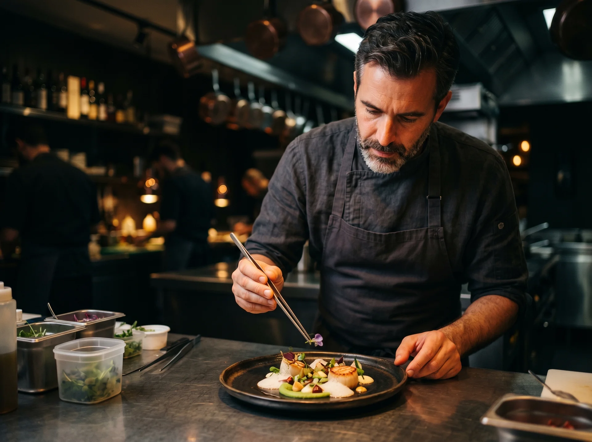 Portrait du Chef Adrien Morel